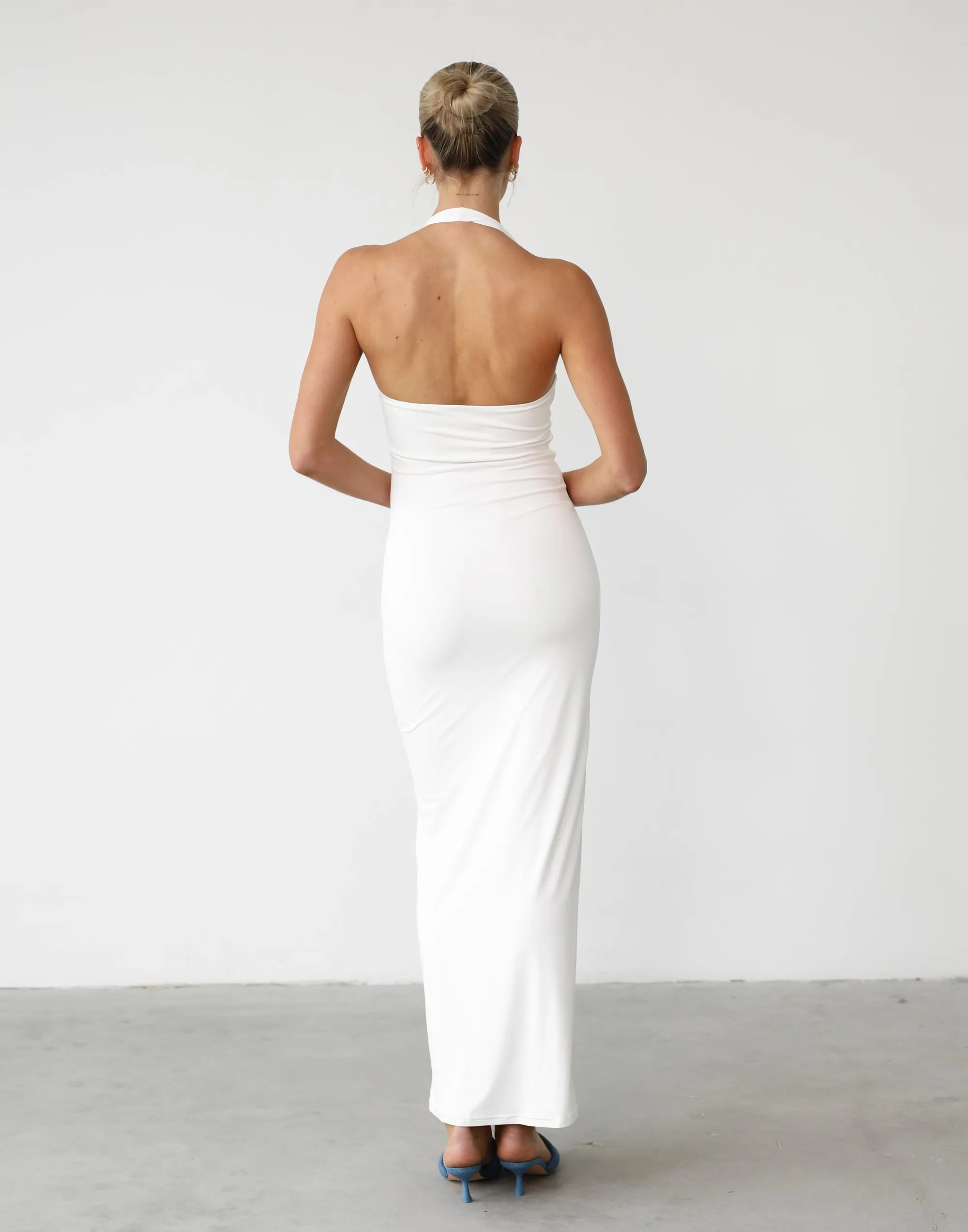 Veena Maxi Dress (White)