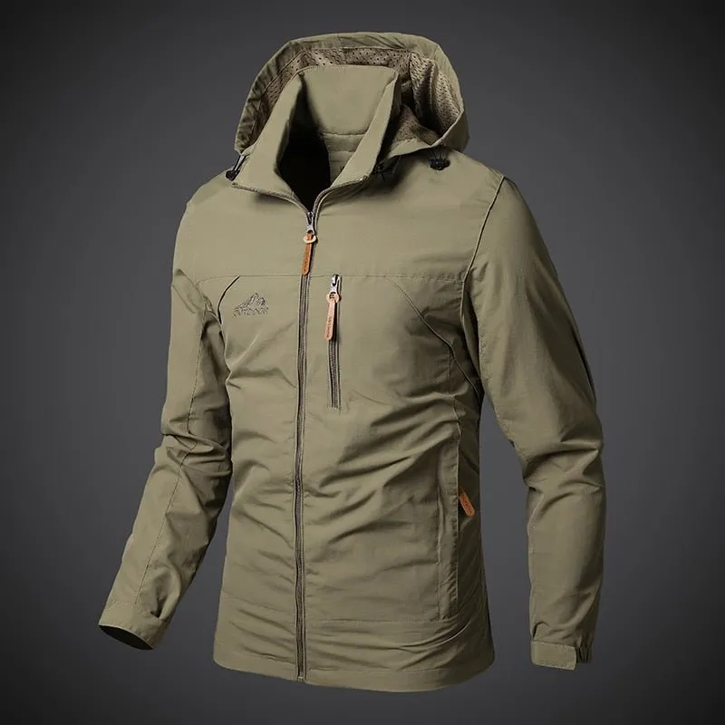 Veste de randonnée / trekking imperméable et respirante à capuche amovible LNGXO – Outdoor