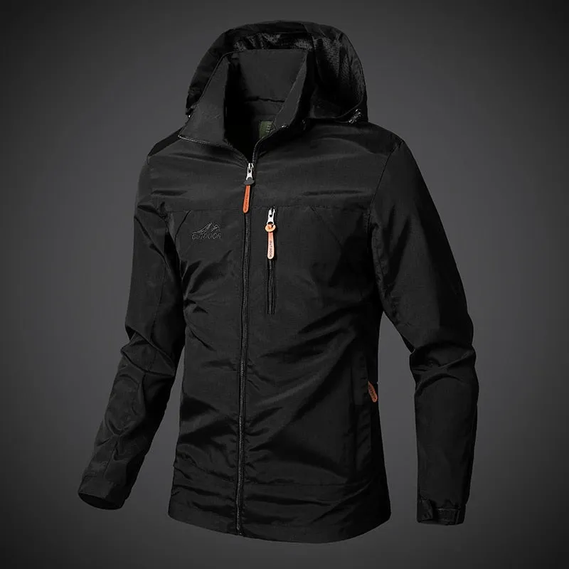 Veste de randonnée / trekking imperméable et respirante à capuche amovible LNGXO – Outdoor