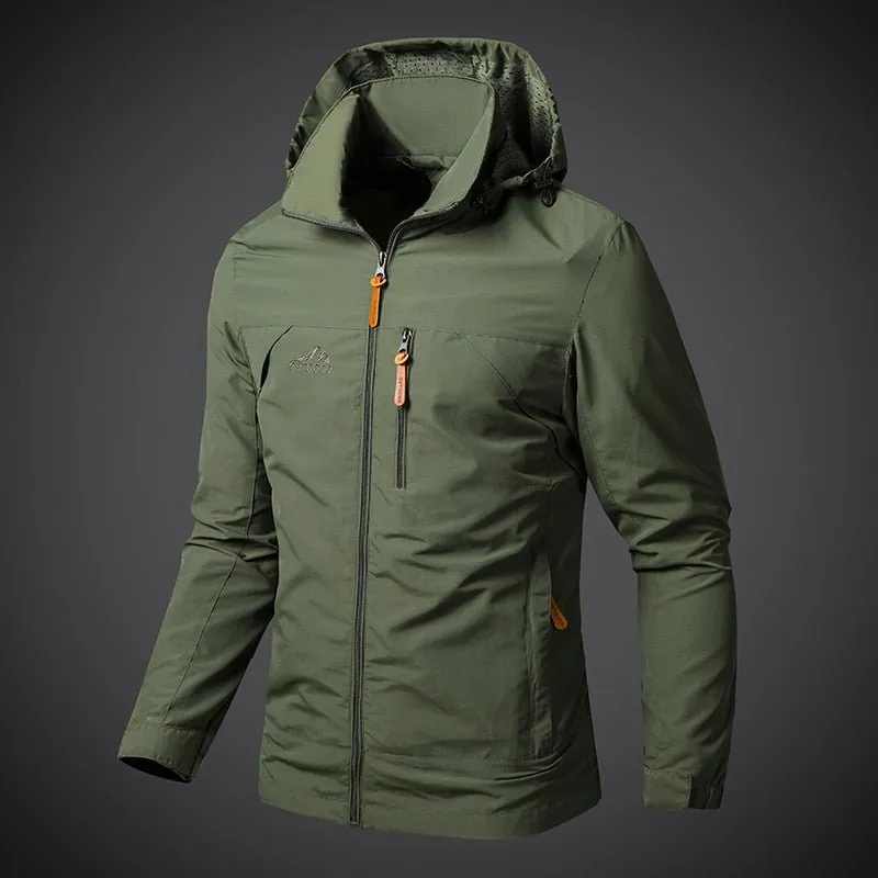 Veste de randonnée / trekking imperméable et respirante à capuche amovible LNGXO – Outdoor