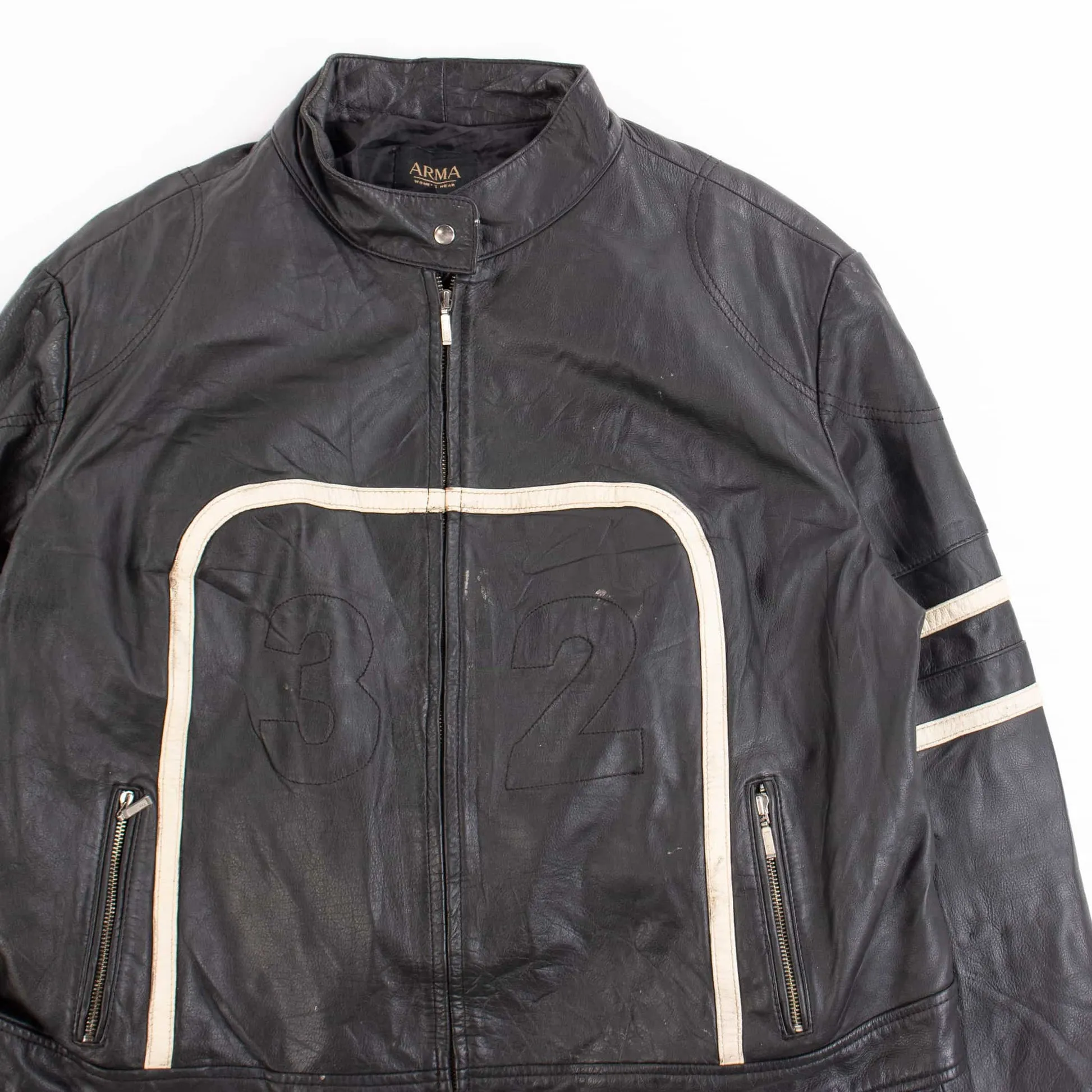 Vintage Leder 'Arma' Jacke