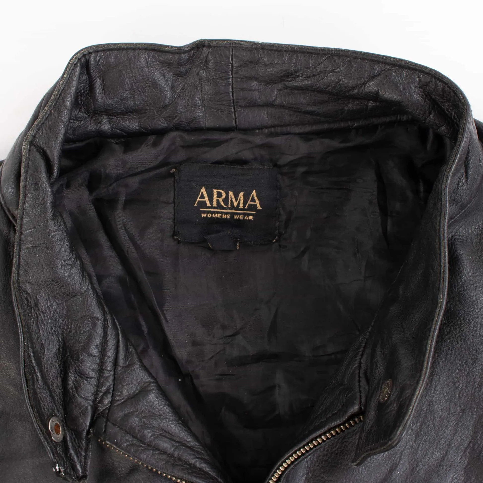 Vintage Leder 'Arma' Jacke