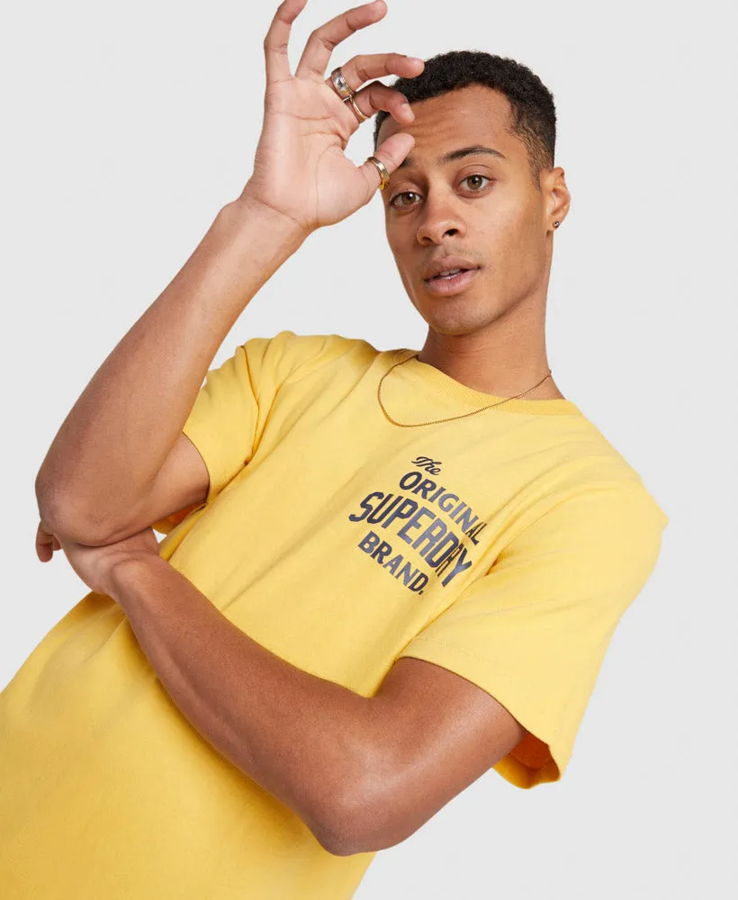 Vintage Workwear Chest T Shirt | Pigment Yellow