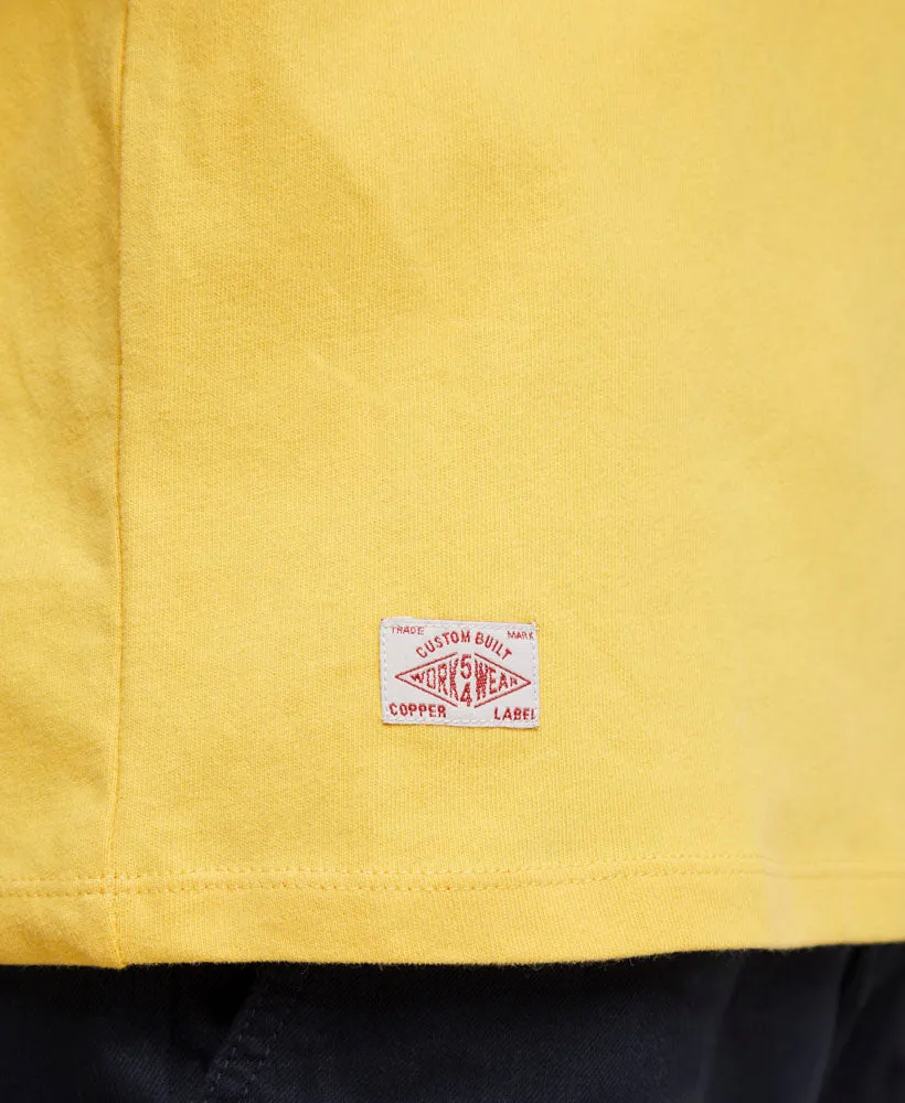 Vintage Workwear Chest T Shirt | Pigment Yellow