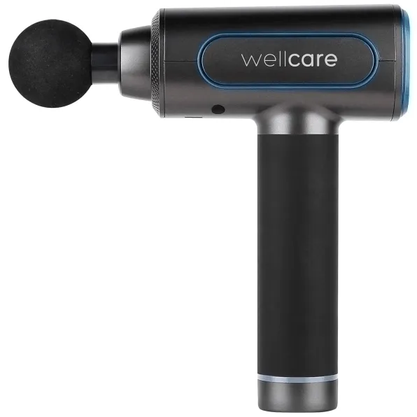 Wellcare Percussion Muscle Pro Massage Gun Portable Black