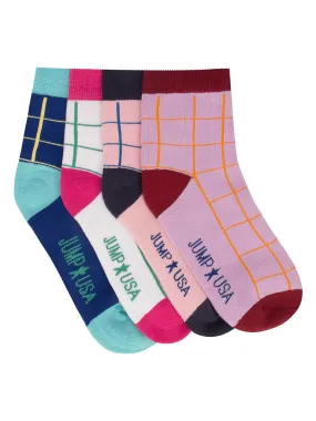 Women Pack of 4 Ankle length Socks