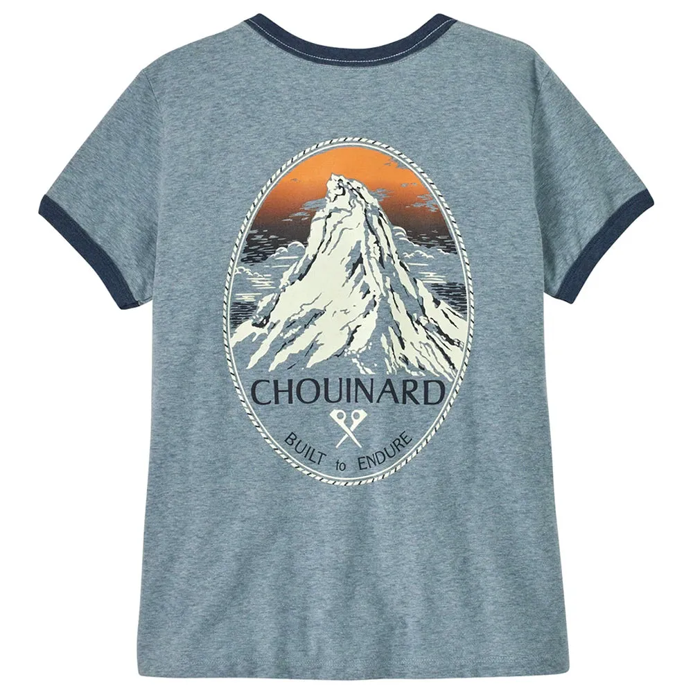 Women's Chouinard Crest Ringer Responsibili-Tee - Thermal Blue