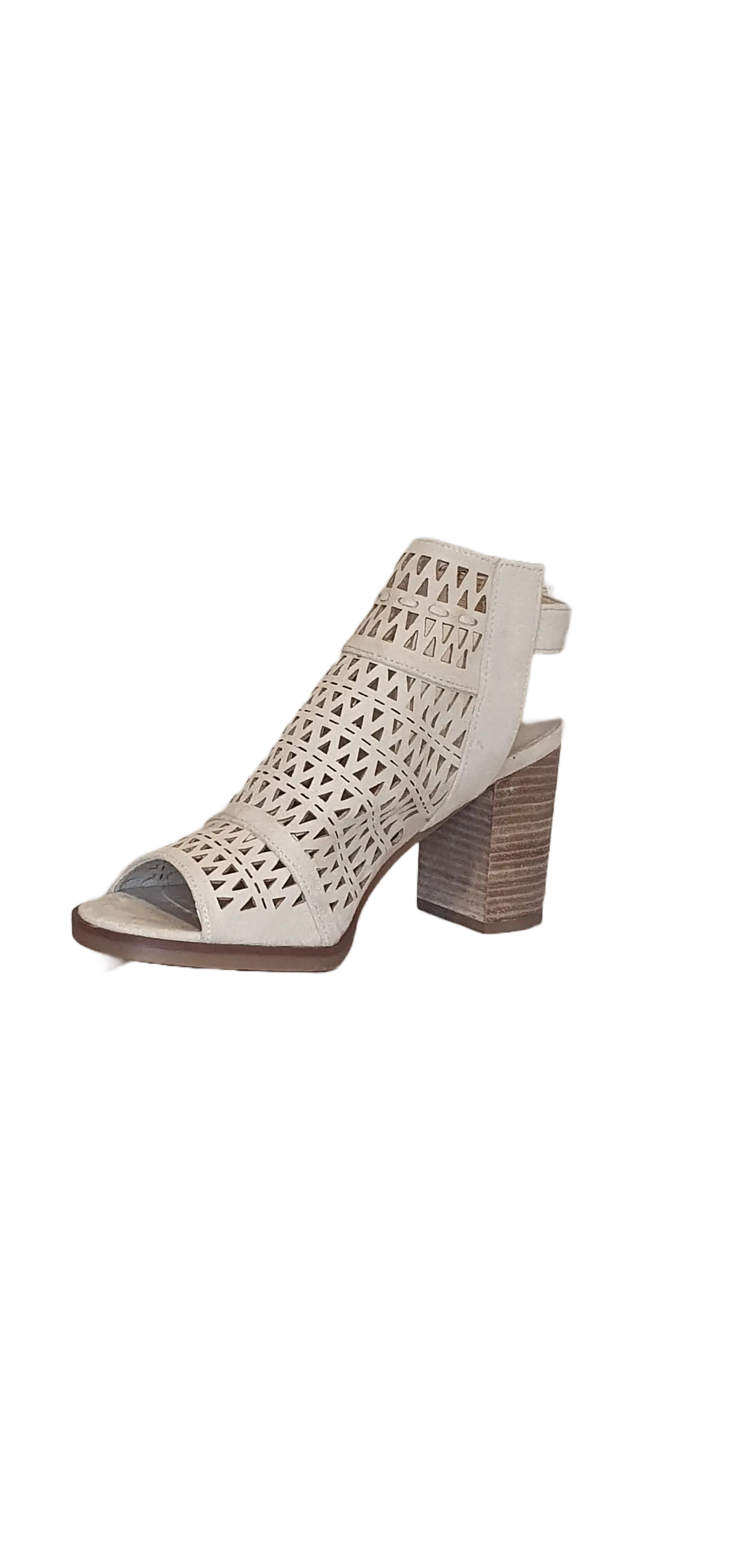 Xti laser cut beige boot 141101