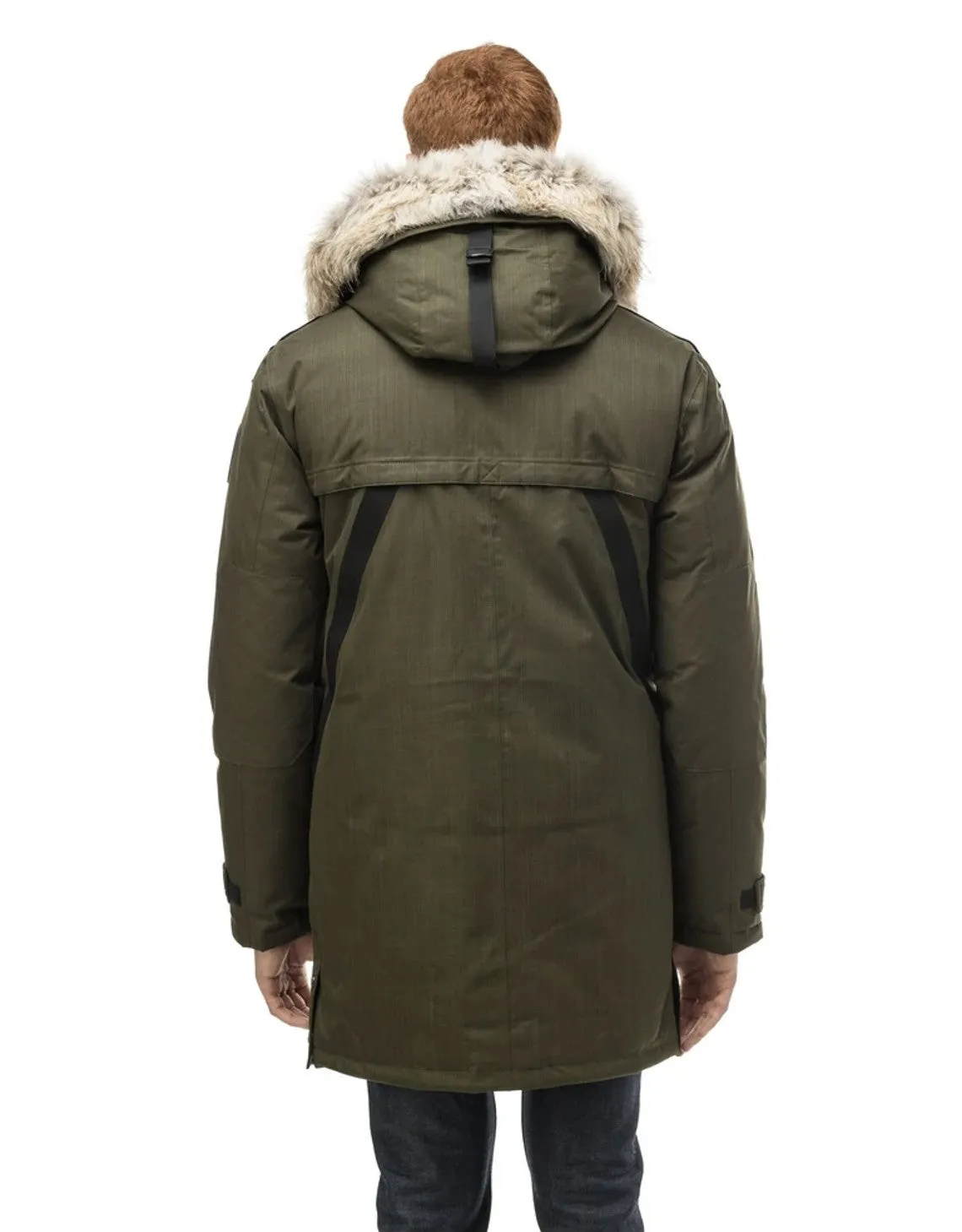 Yatesy Men's Long Parka Fatigue