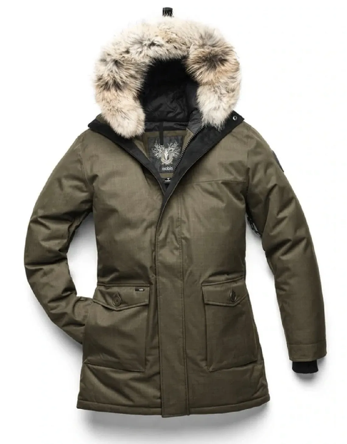 Yatesy Men's Long Parka Fatigue